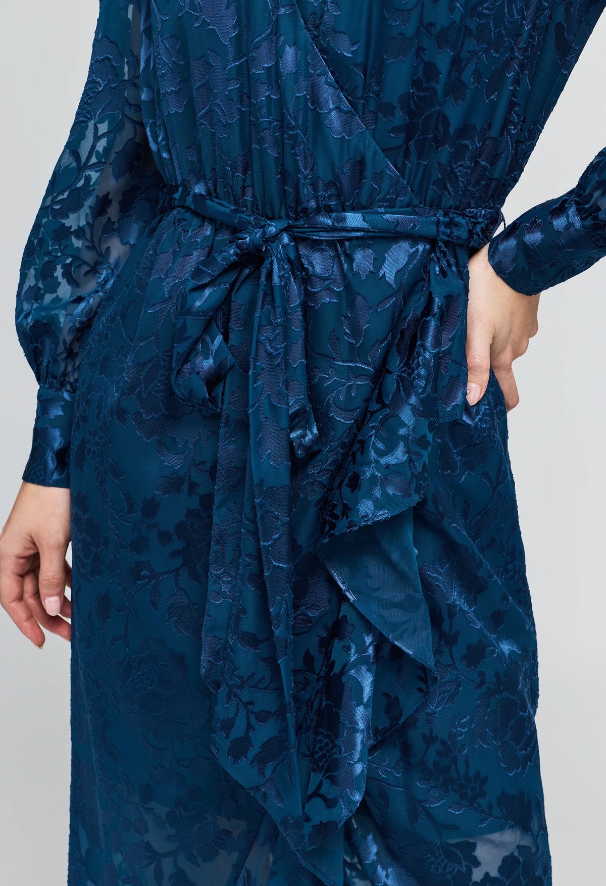 Ardelia Floral Burn-Out Dress