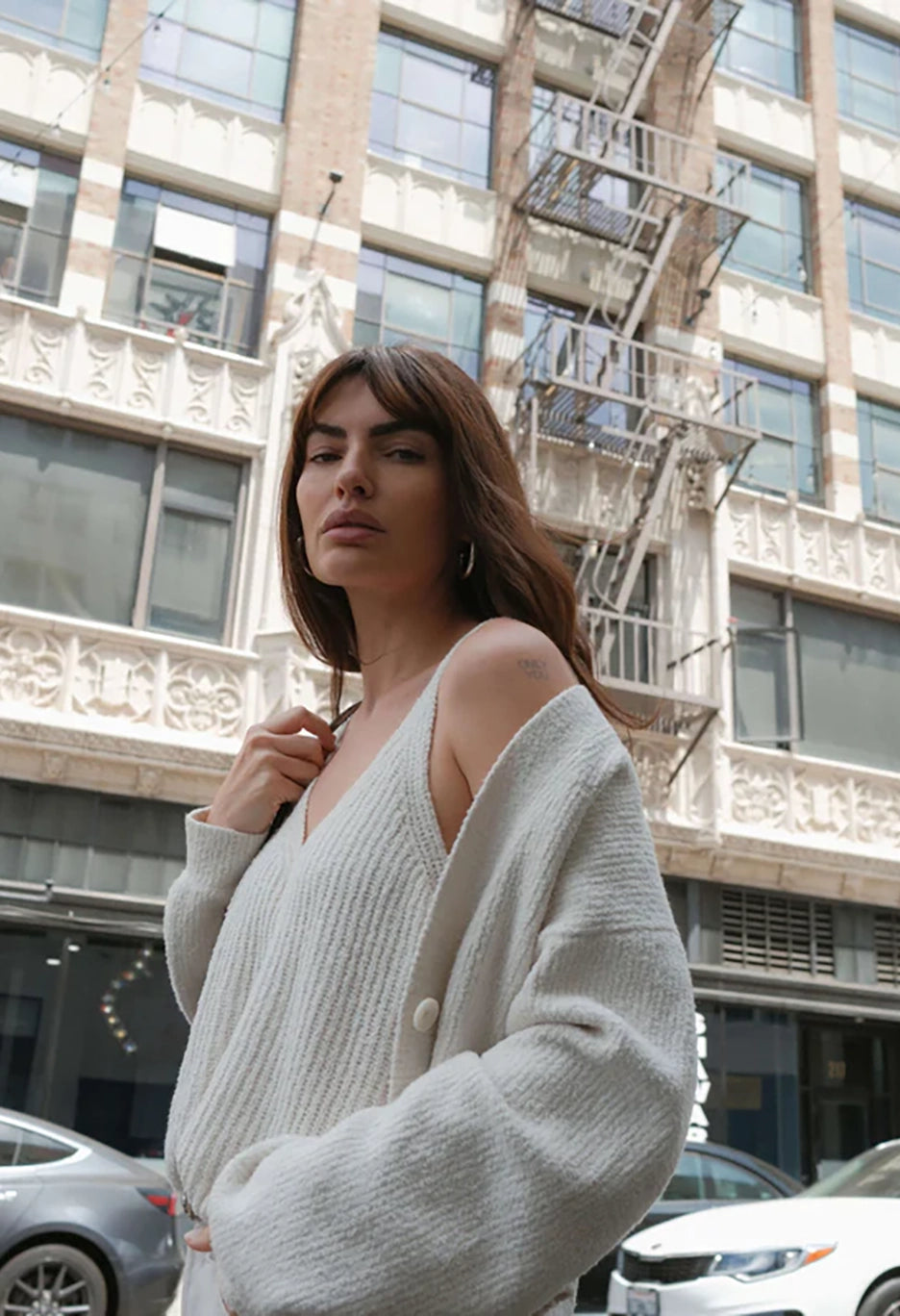 Bo Balloon Sleeve Cardigan