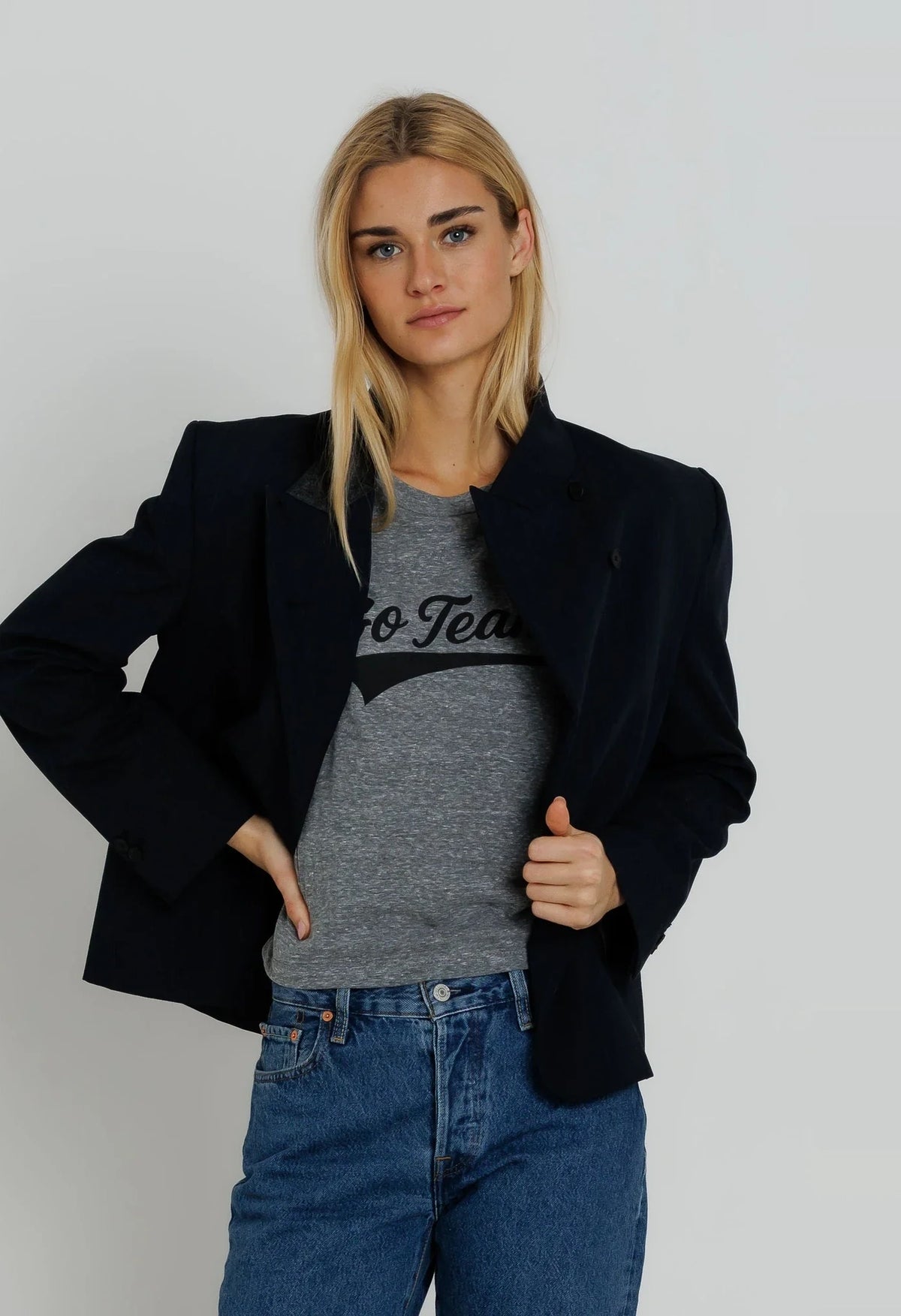 Black Go Team Everyday Tee