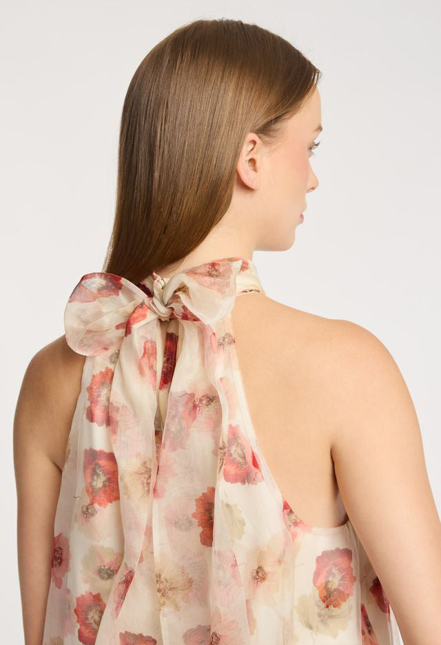 Floating Poppies Brennan Top