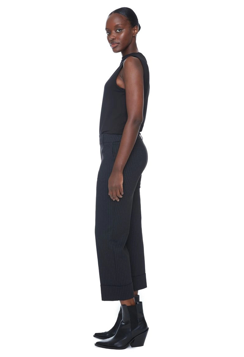 Straight Leg Pant with Wide Cuff
