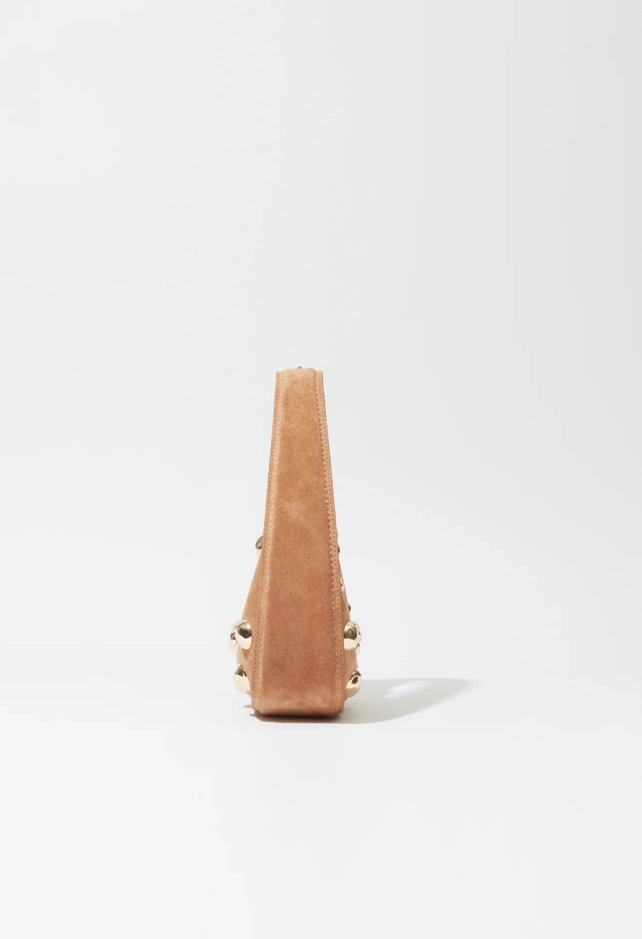 Finn Studded Suede Shoulder Bag