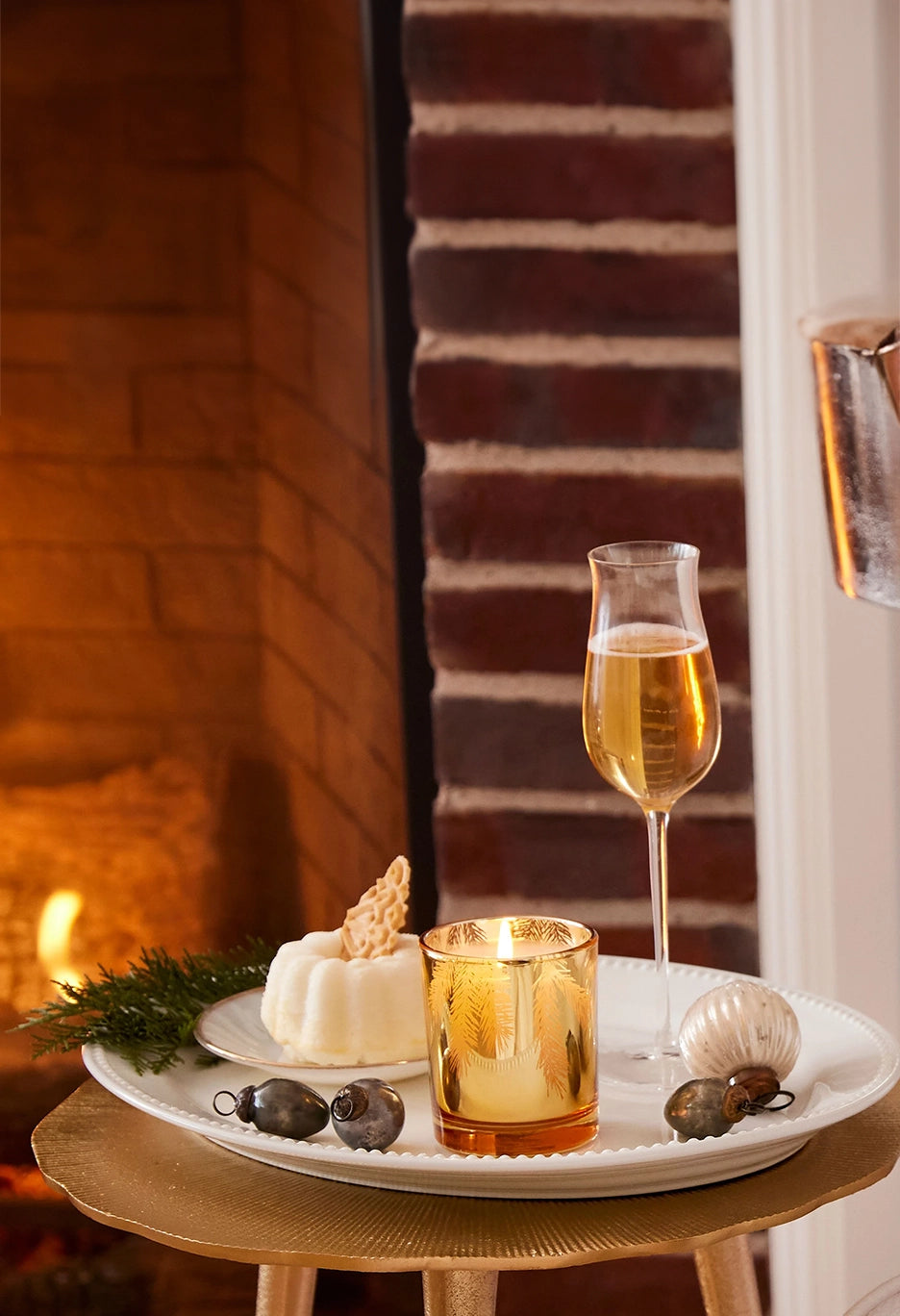 Frasier Fir Gilded Gold Poured Candle