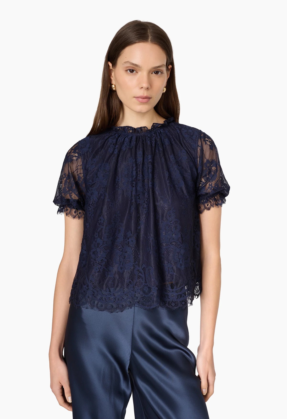 Geraldine Lace Top