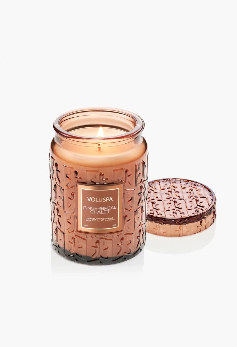 Gingerbread Chalet 18oz Large Jar Candle
