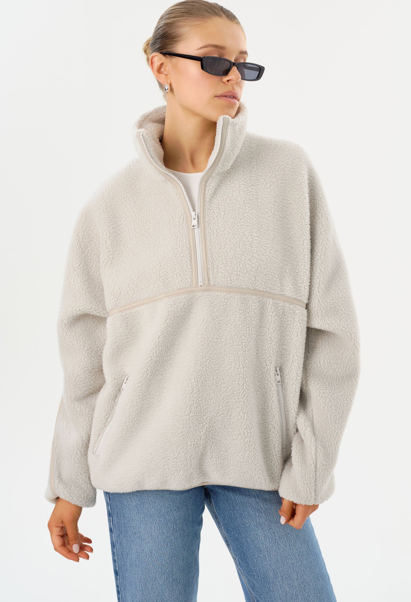 Helsa Knit Polar Fleece Pullover