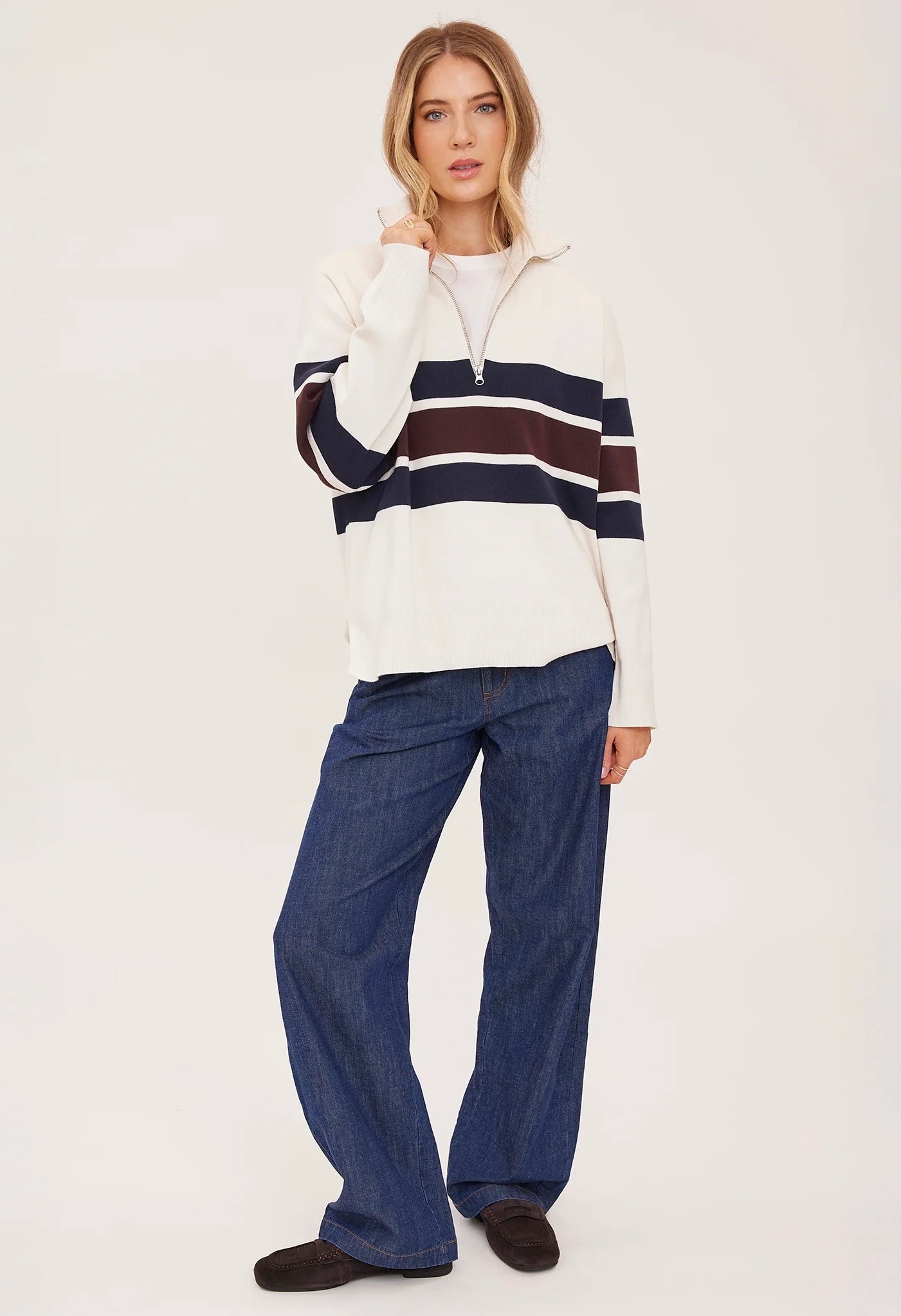 Idris Striped Sweater