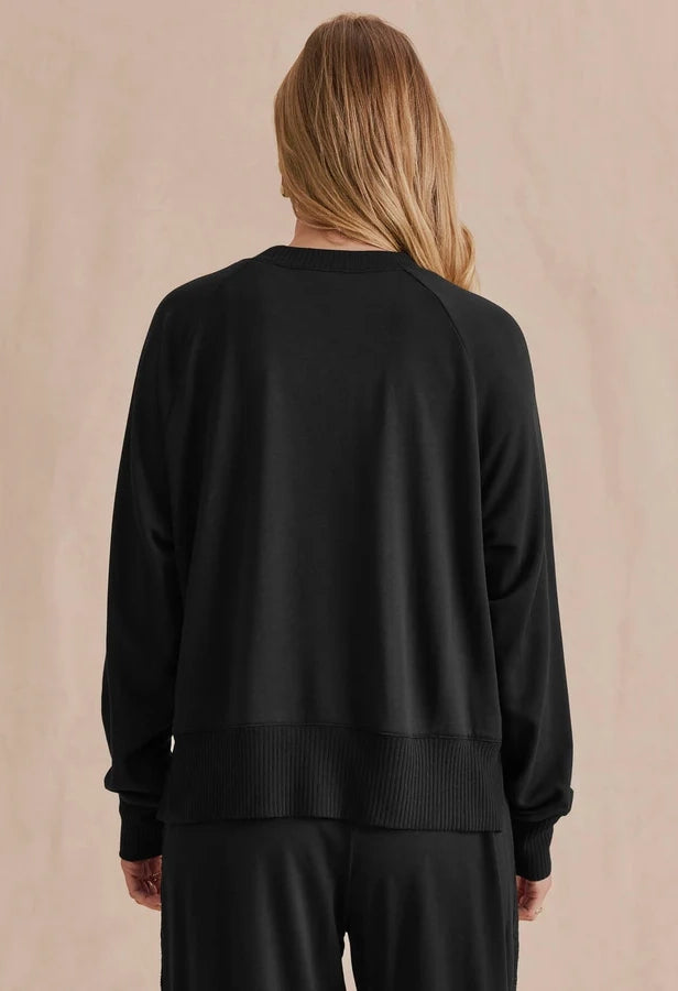 Supersoft Lace Trim Crew