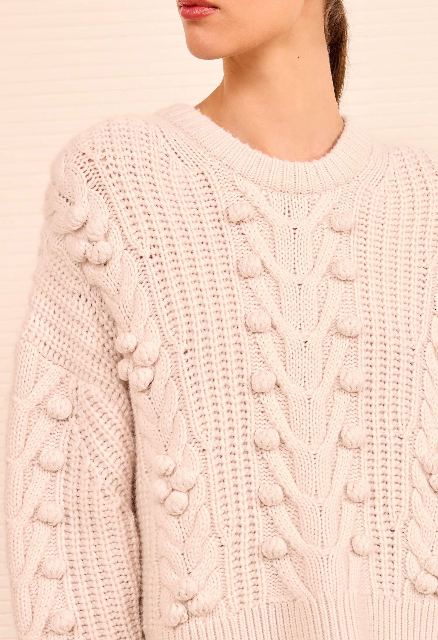 Indra Cable Knit Pullover