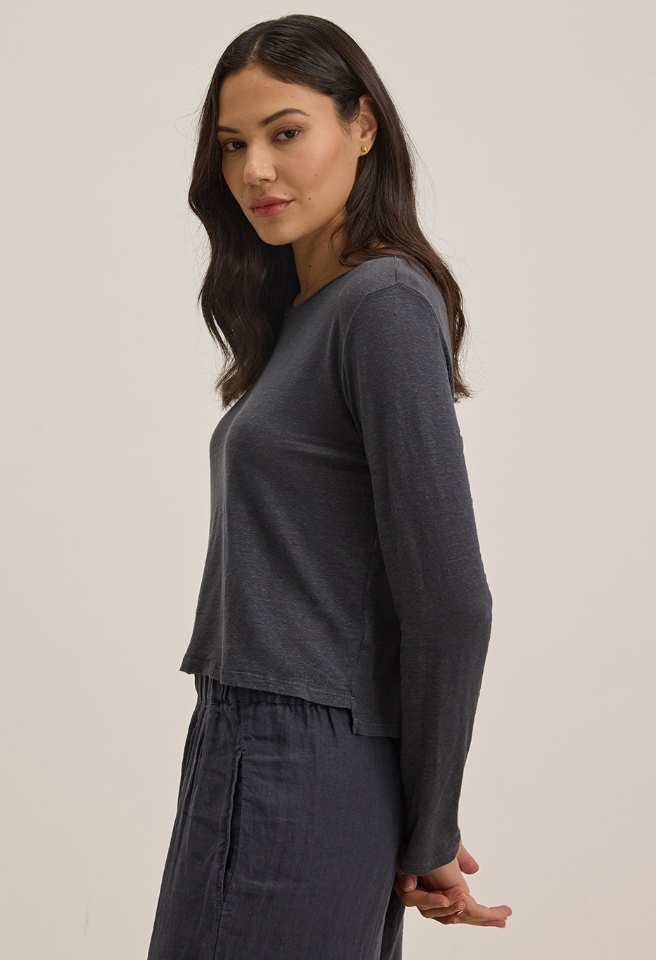 Kara Linen Knit Top