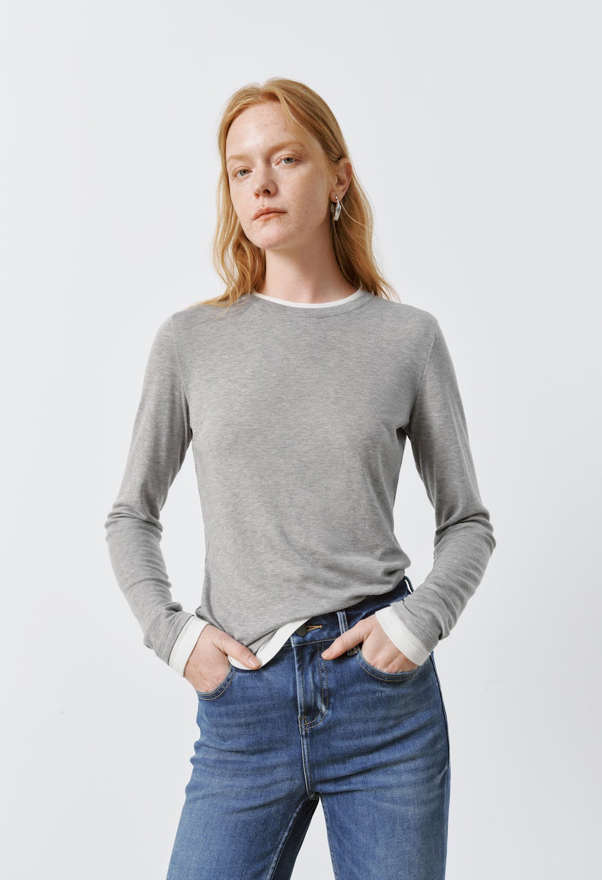 Double Layered Knit Top