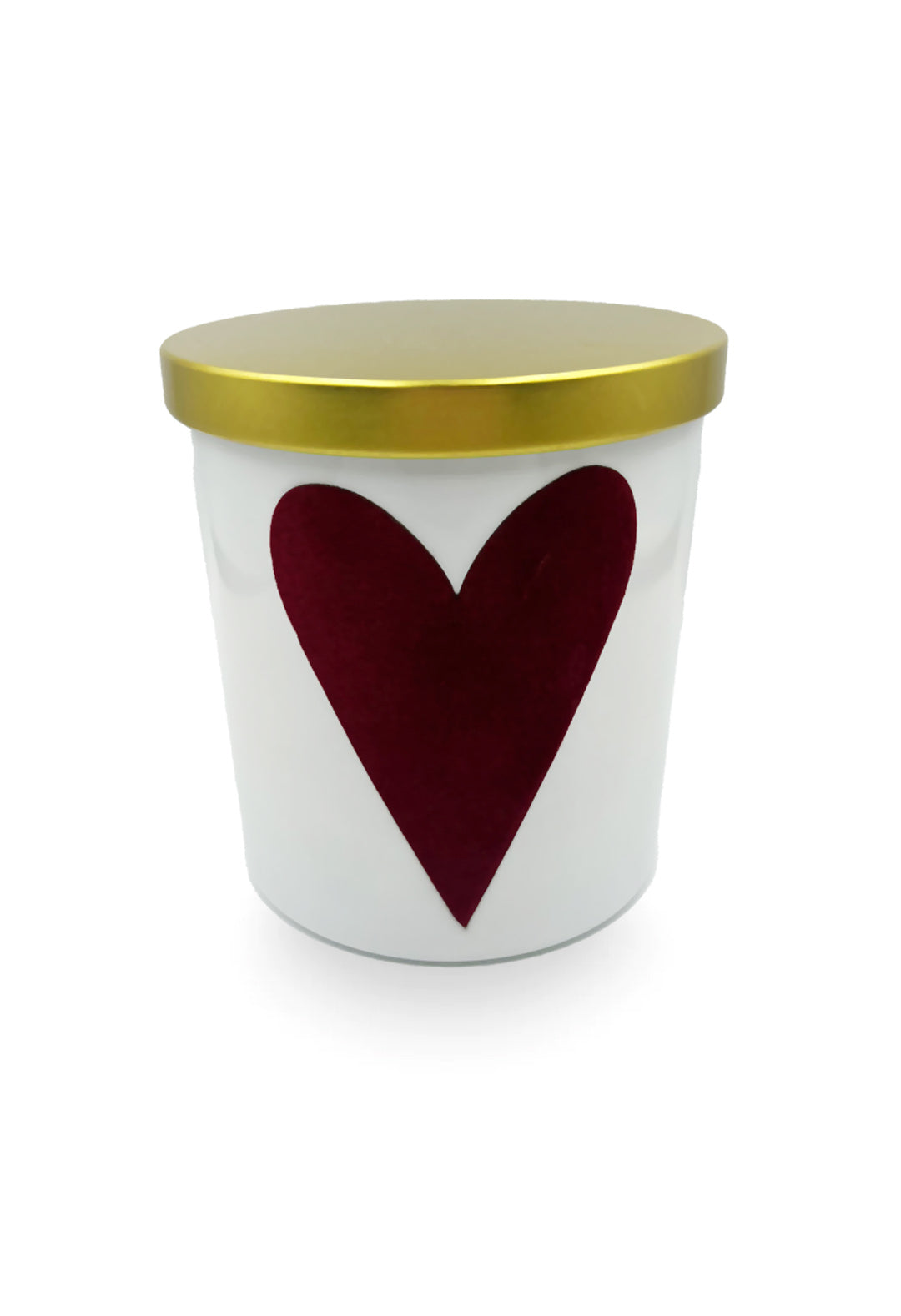 Large Red Velvet Candle - Sea Salt