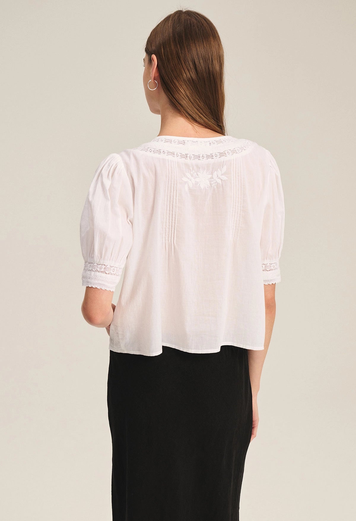 Mavis Cotton Lace Top