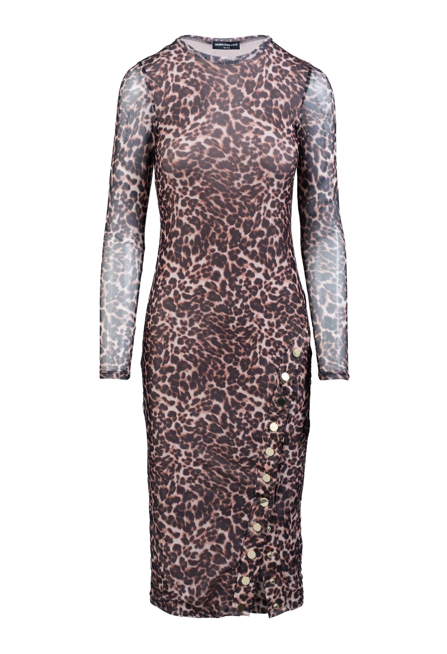 Monique Leo Mesh Dress