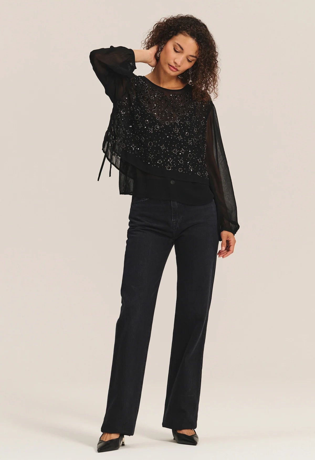 Marlowe Sequins Top