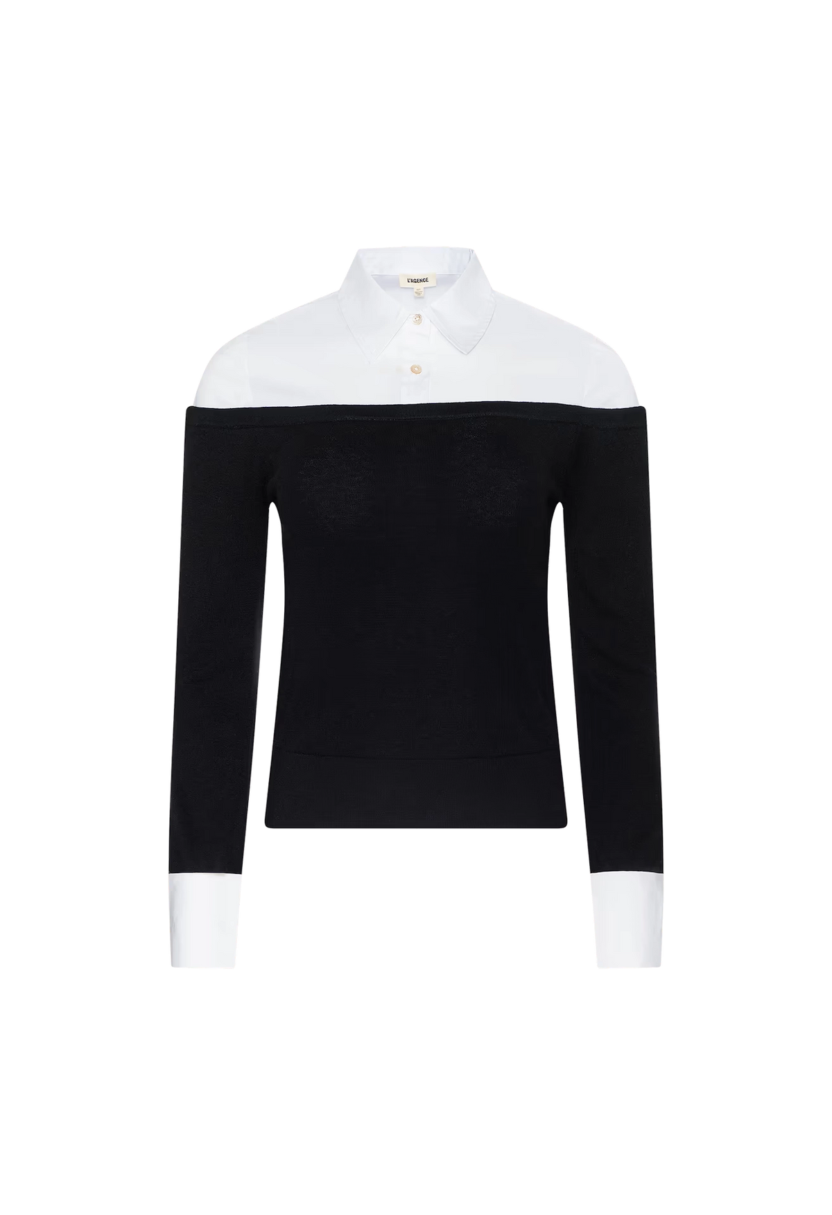 Mathilde Poplin Collar Pullover