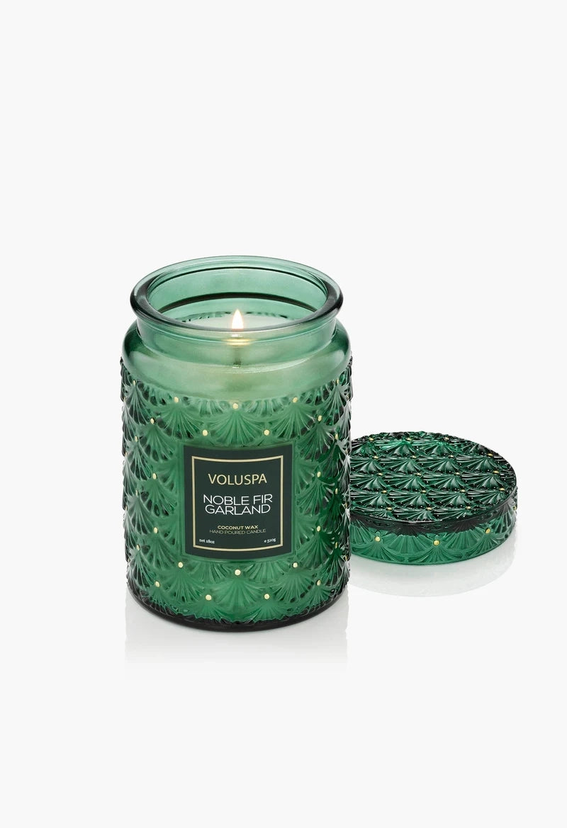 Noble Fir Garland 18 oz Large Jar Candle
