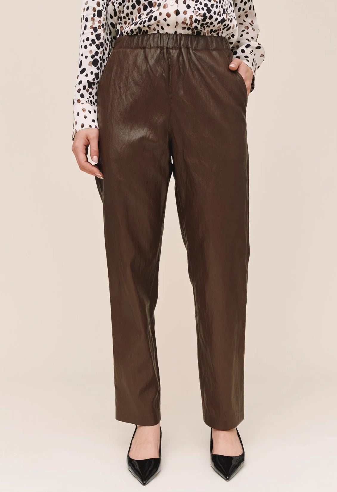 Pull On Elastic Waist Trouser