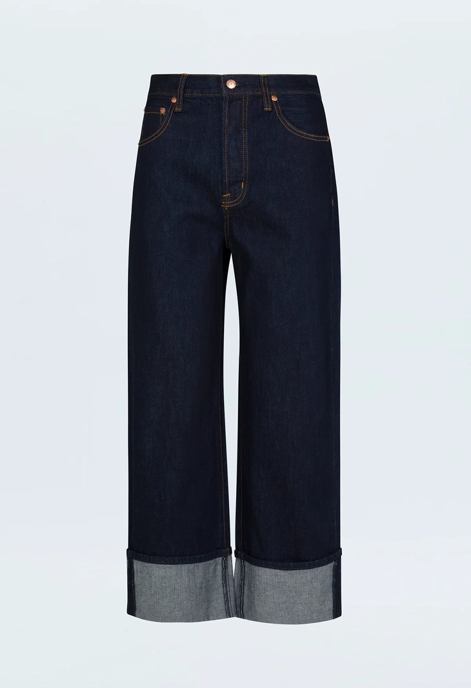 Ryder High Rise Cuffed Straight