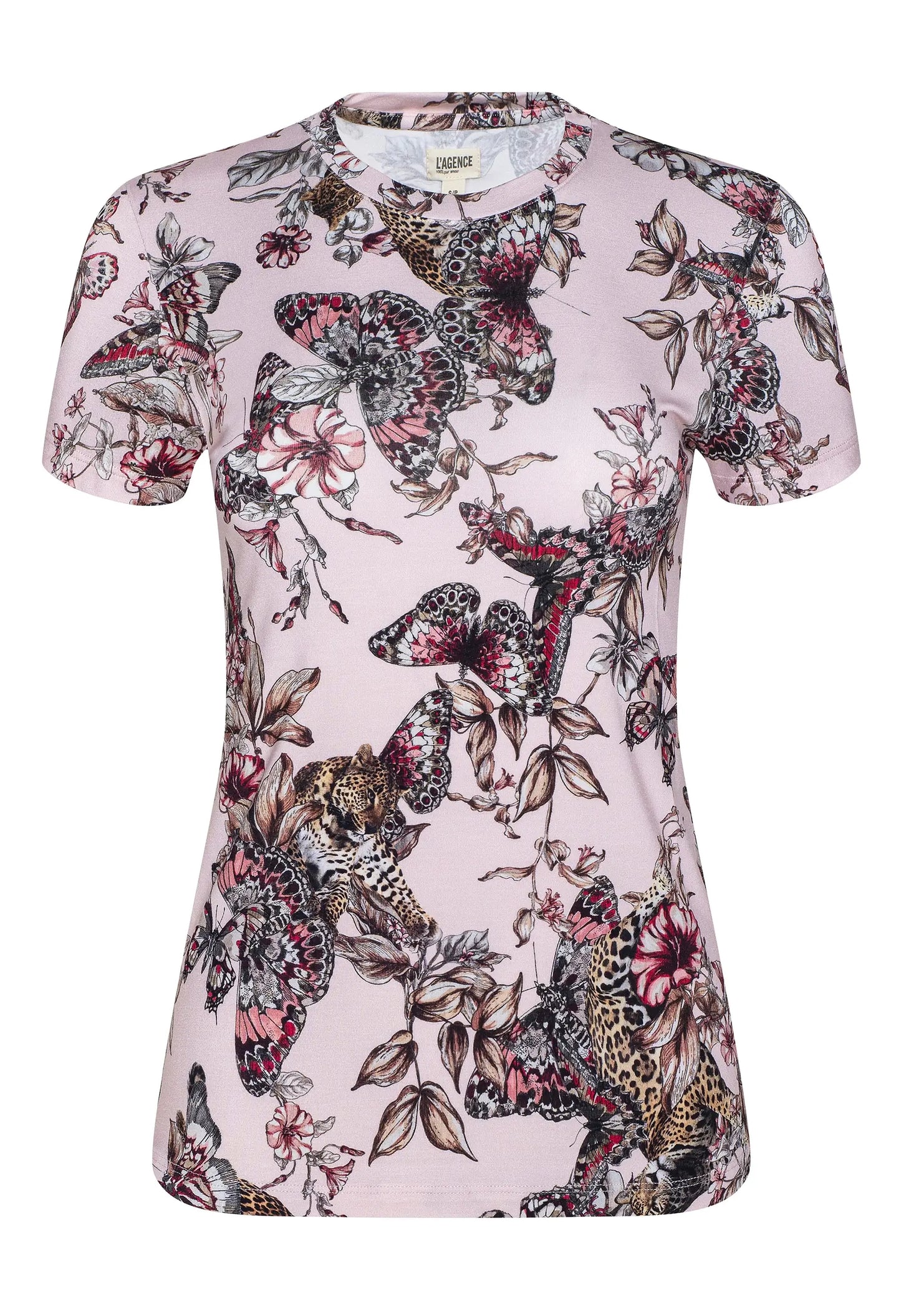 Ressi Short Sleeve Crew Butterfly Jungle
