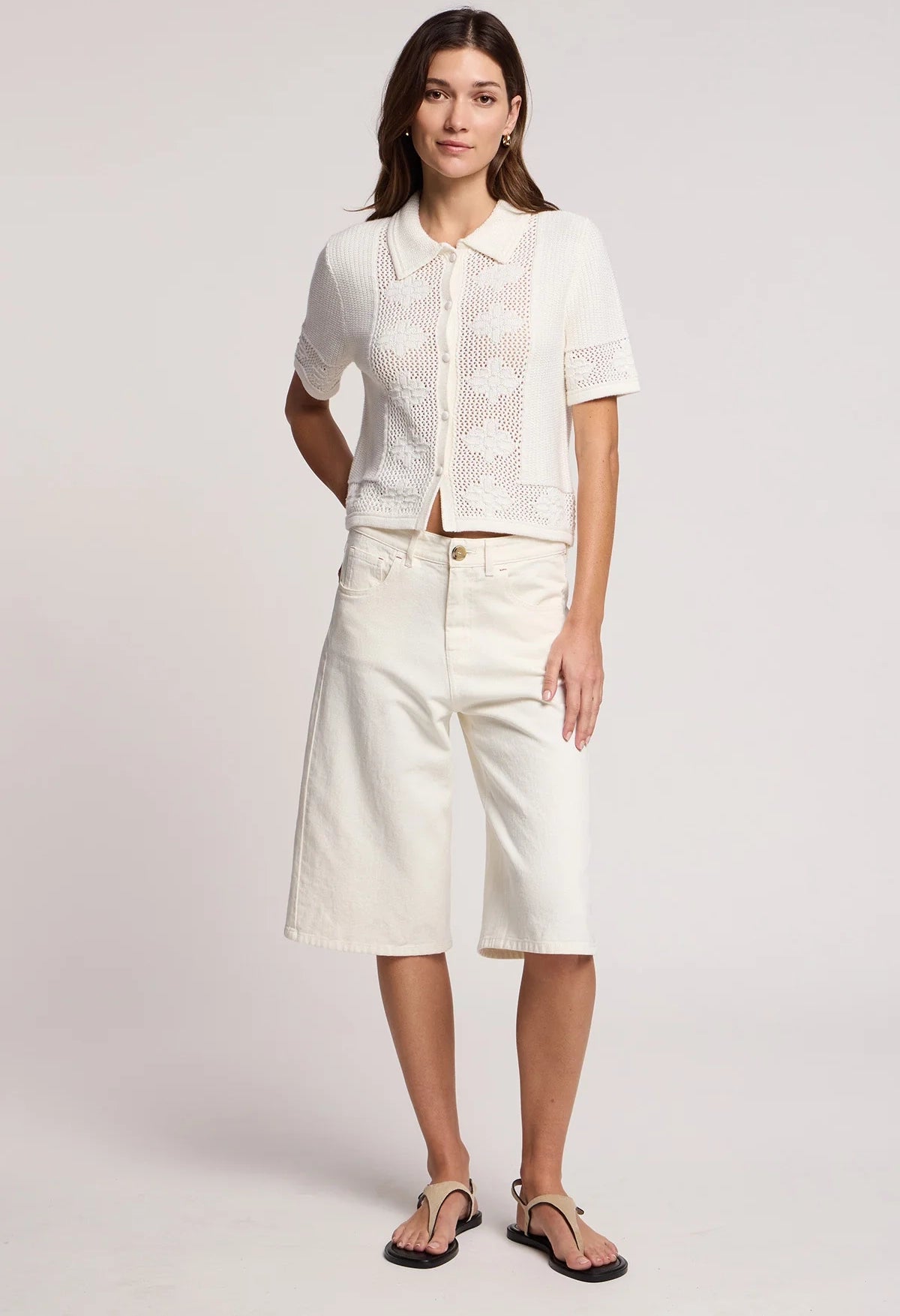Rosemond Cotton Cashmere Novelty Top