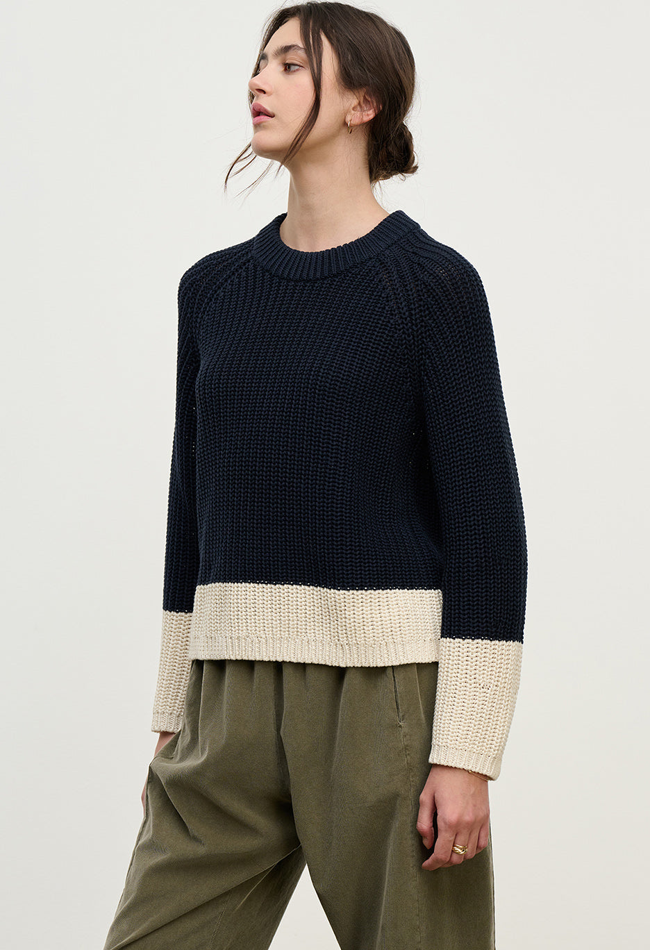 Shay Chunky Pima Cotton Sweater