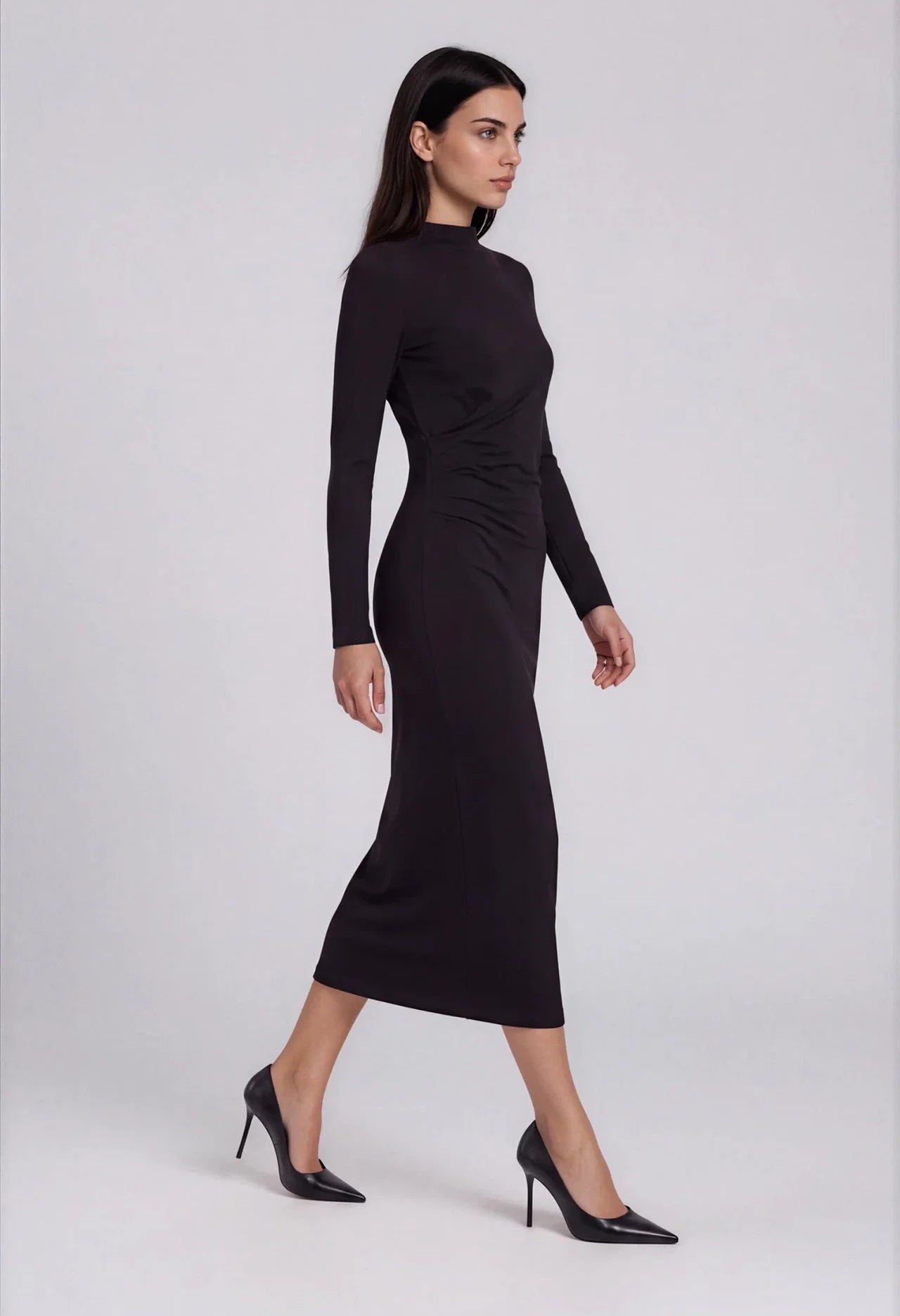 Scuba Long Sleeve Dress
