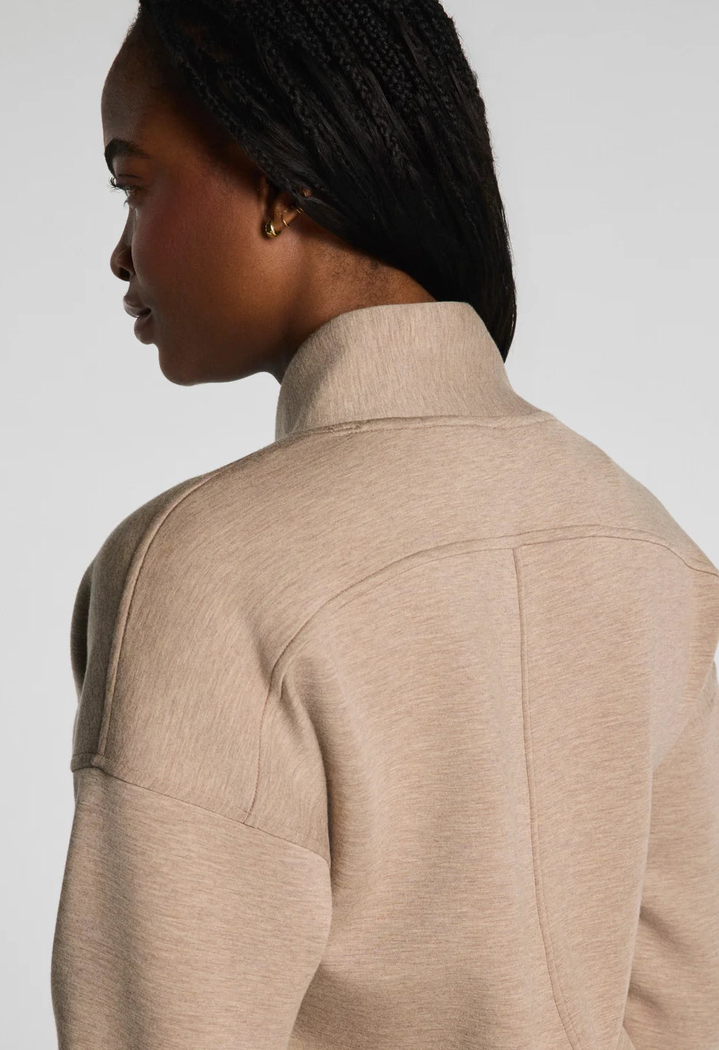 Shawl Collar Half Zip