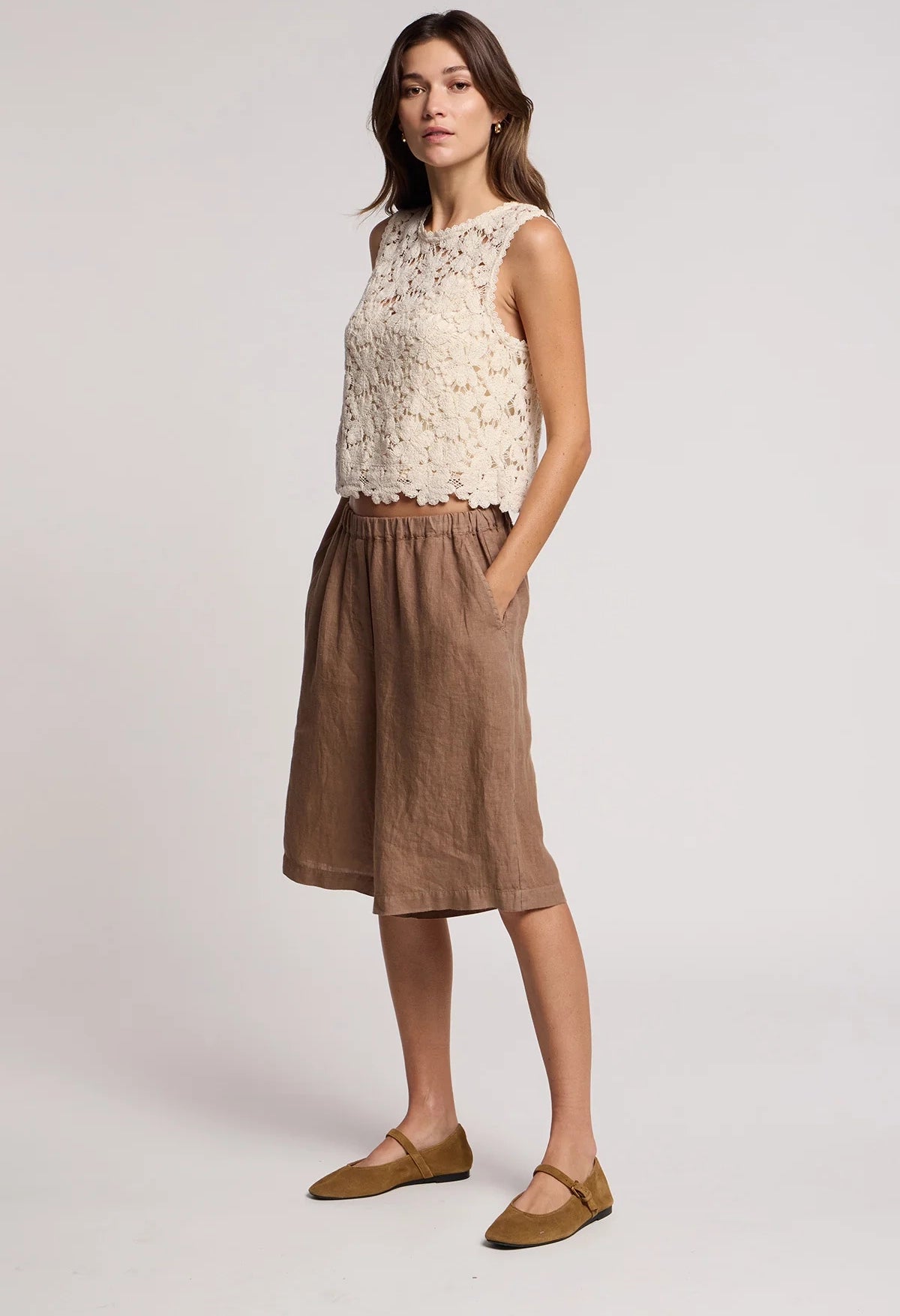 Simona Cotton Lace Top