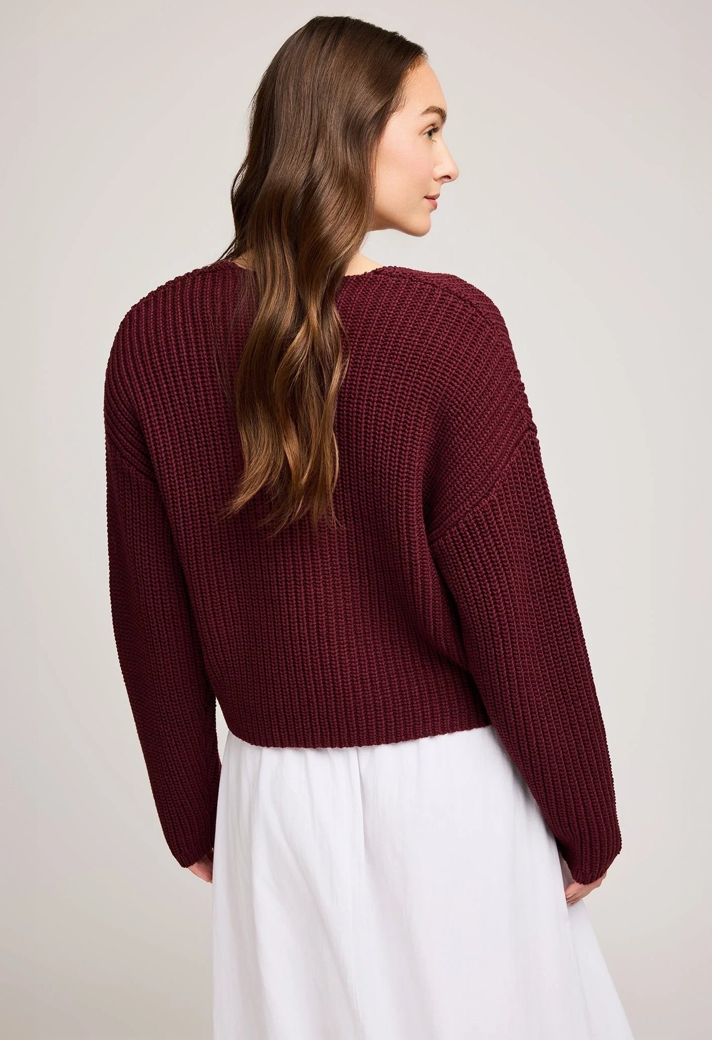 Spencer V-Neck Knit Sweater