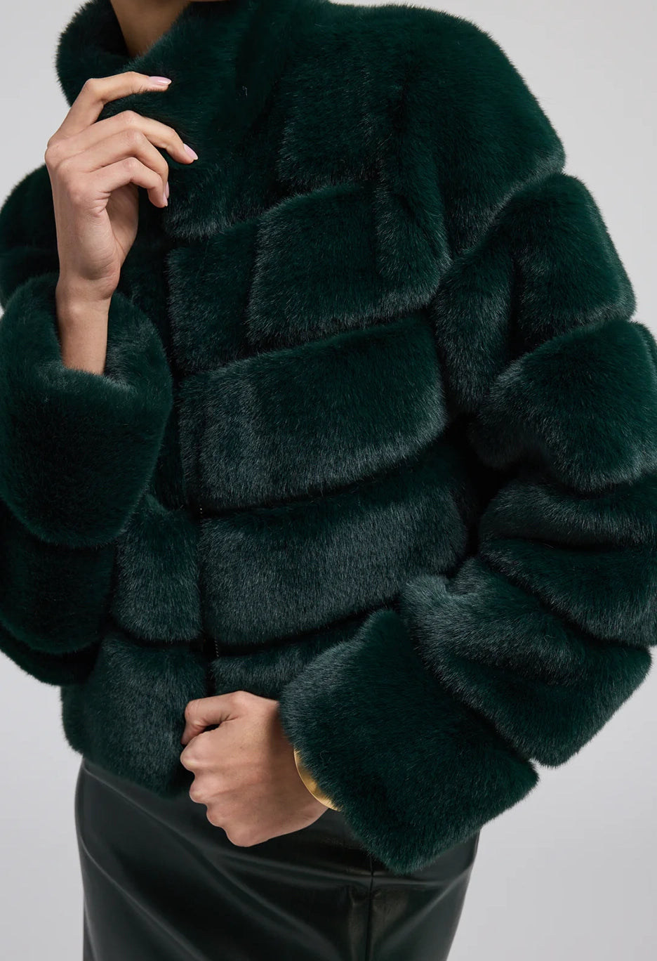 Tala Faux Fur Bomber