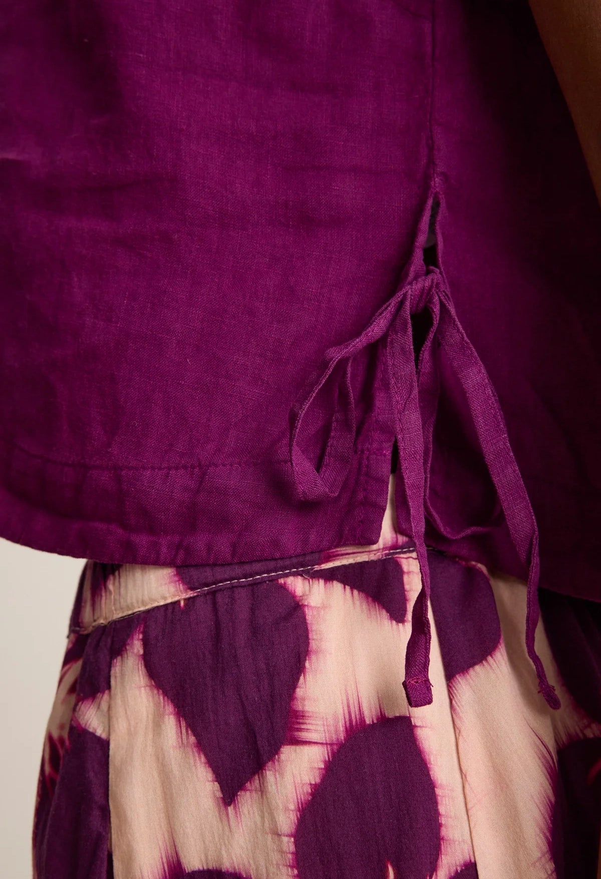 Tavia Woven Linen Top