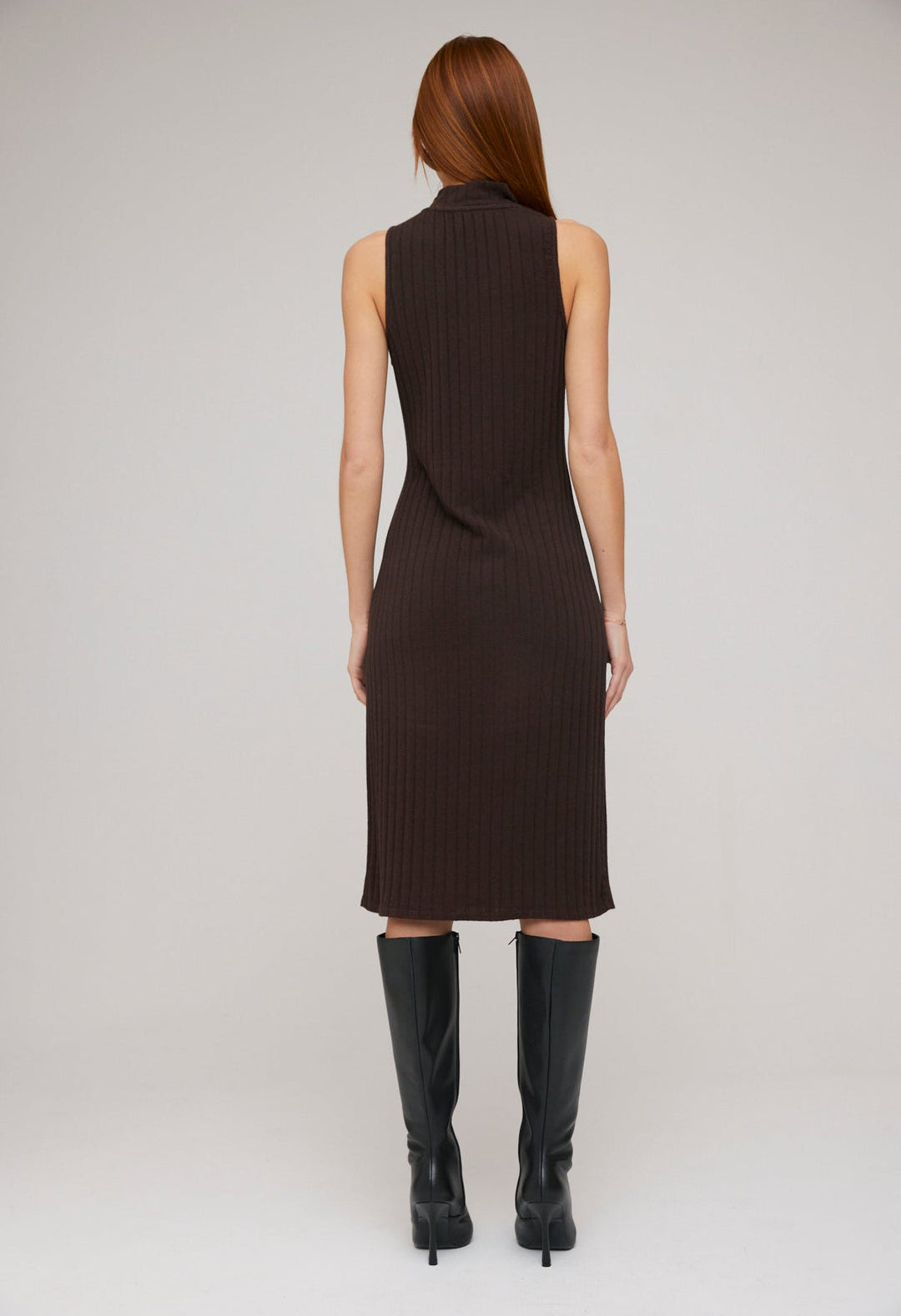 Turtleneck Sleeveless Dress