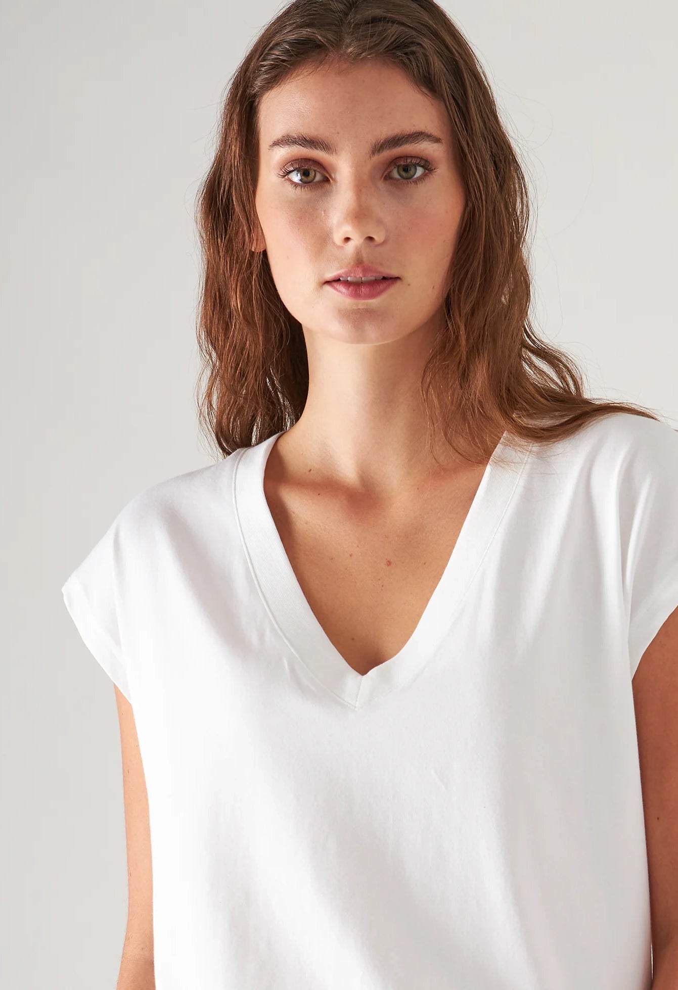 Short Sleeve Iconic V-Neck Dolman Tee