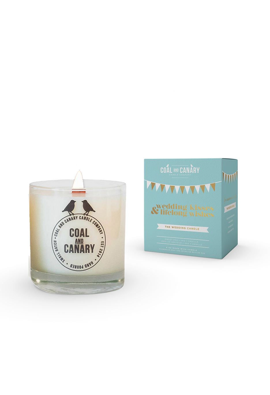 Wedding Kisses & Lifelong Wishes (the wedding candle)