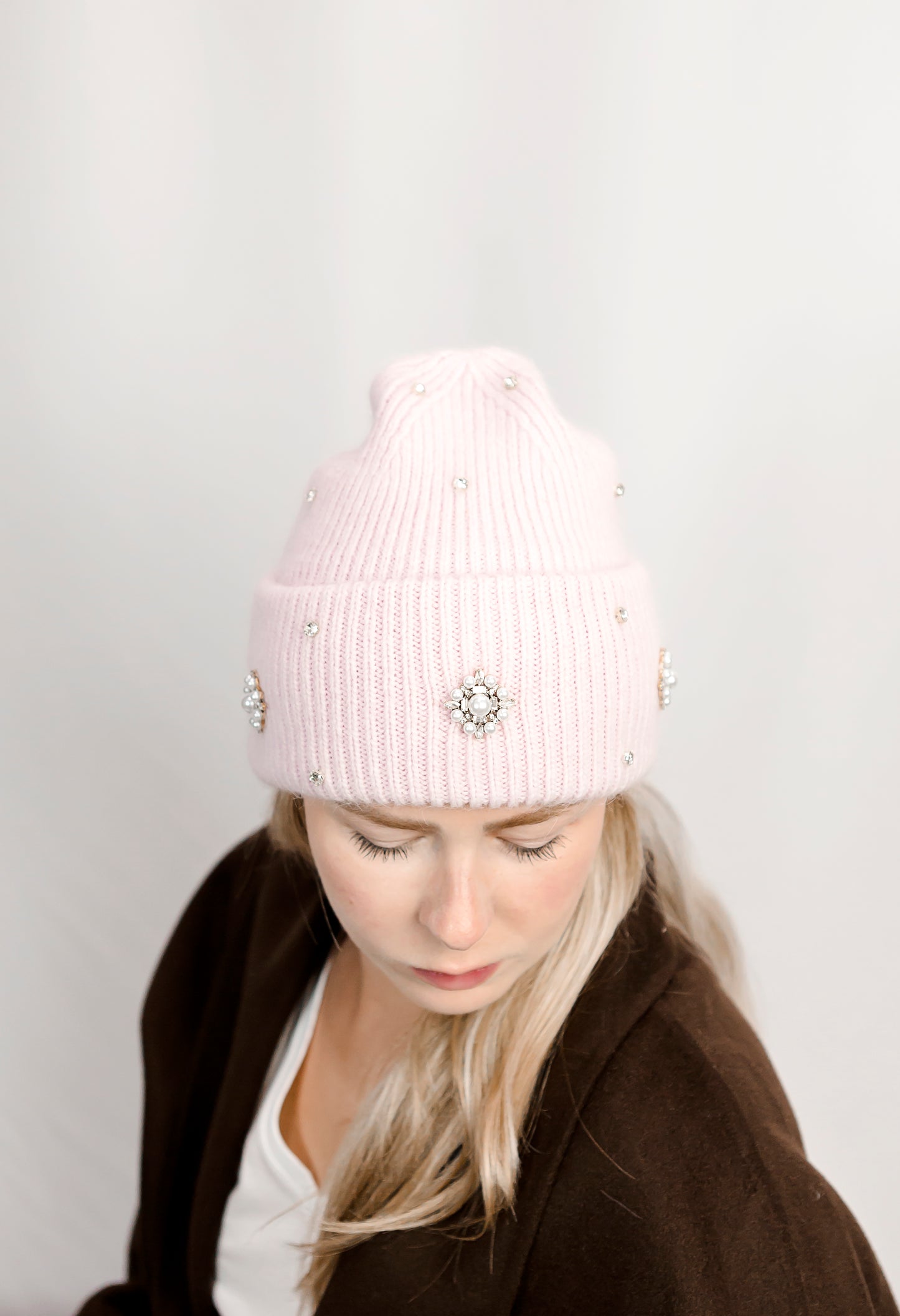 Embellished Toque - Pink