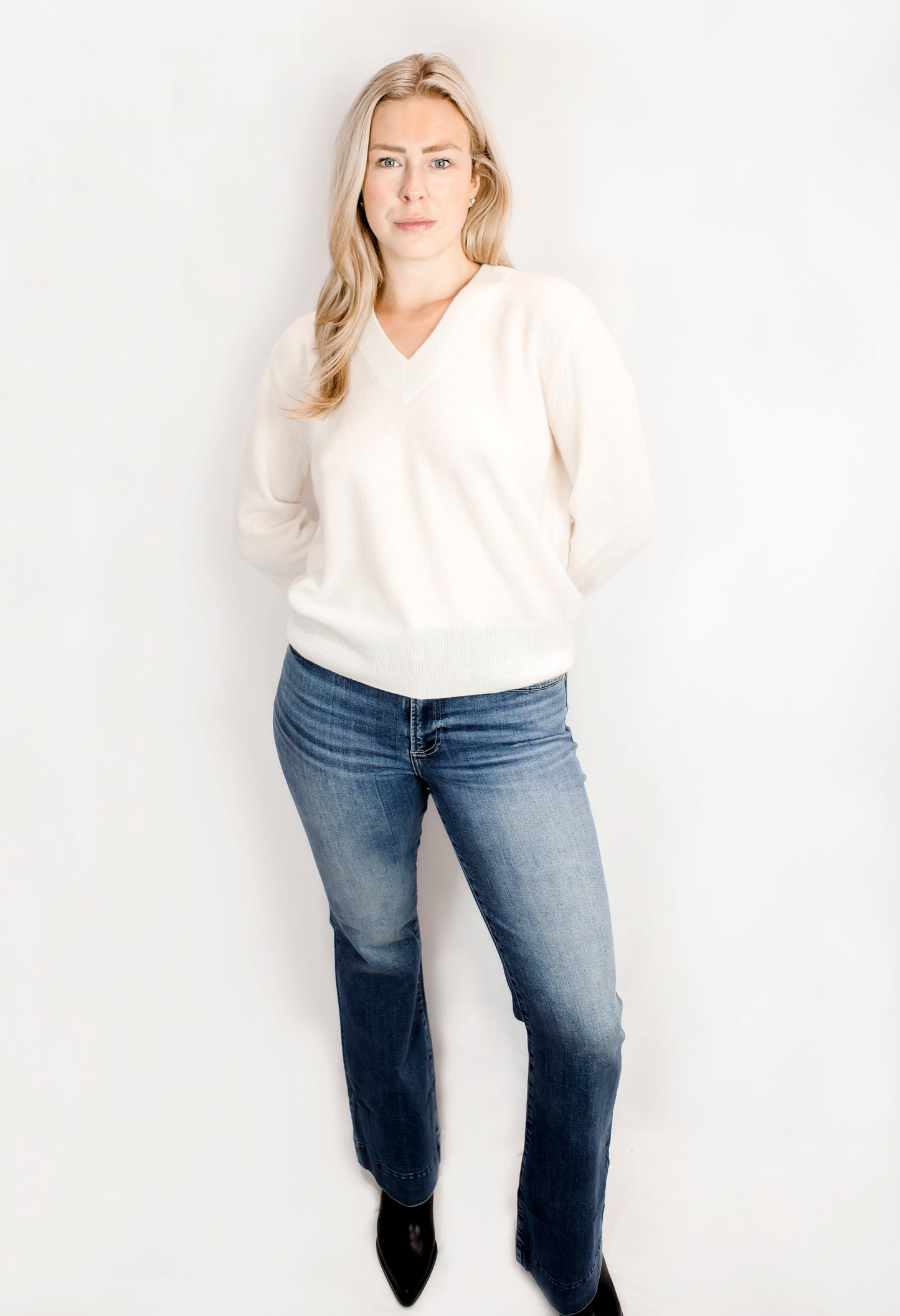 Cream Cashmere Sweater