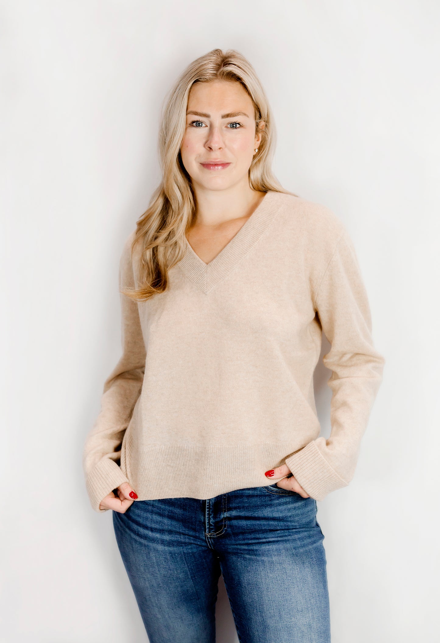 Oatmeal Cashmere Sweater