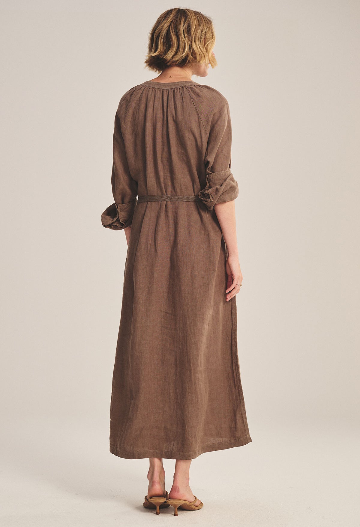 Dakota Woven Linen Dress