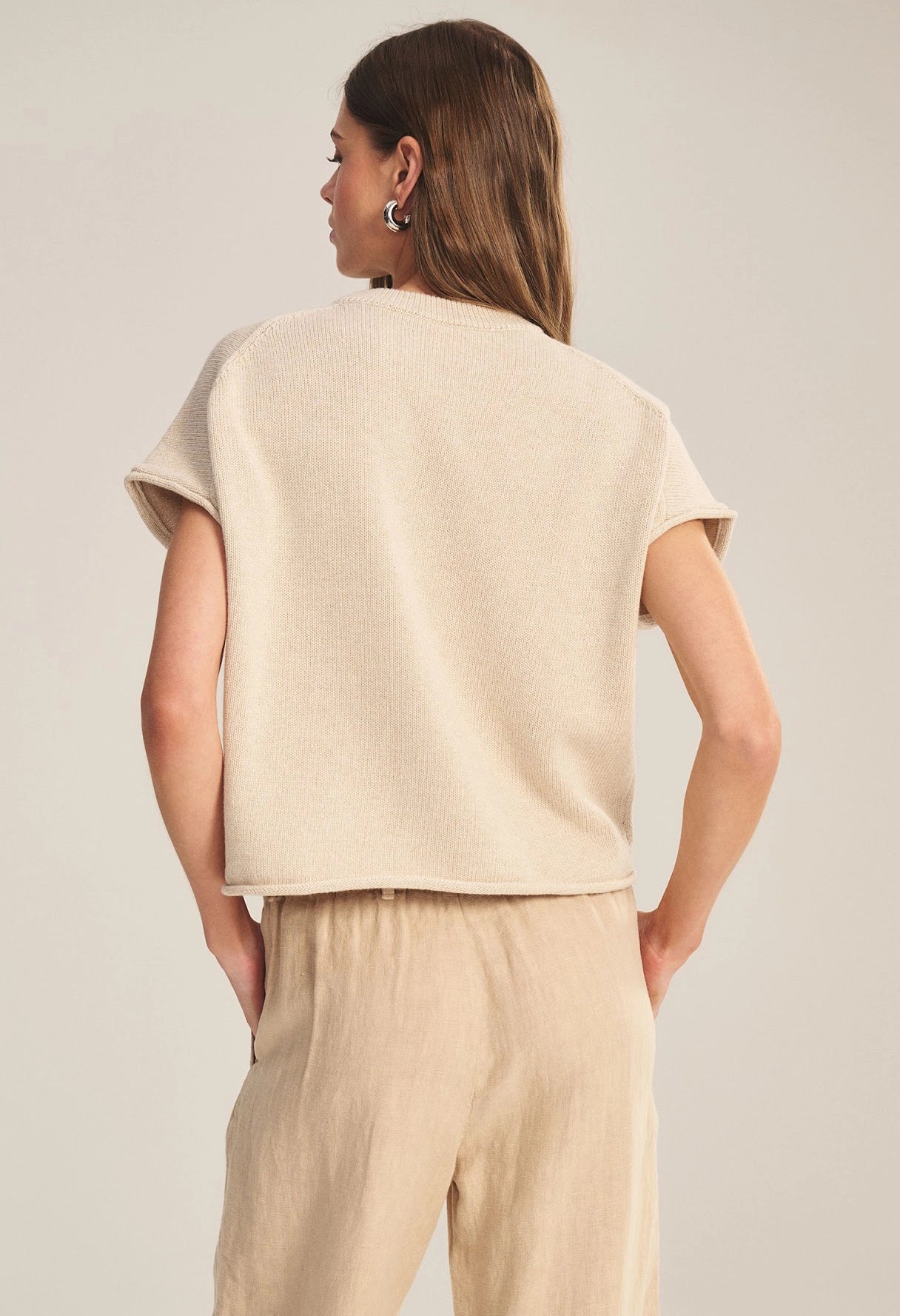 Keeny Cotton Cashmere Sweater