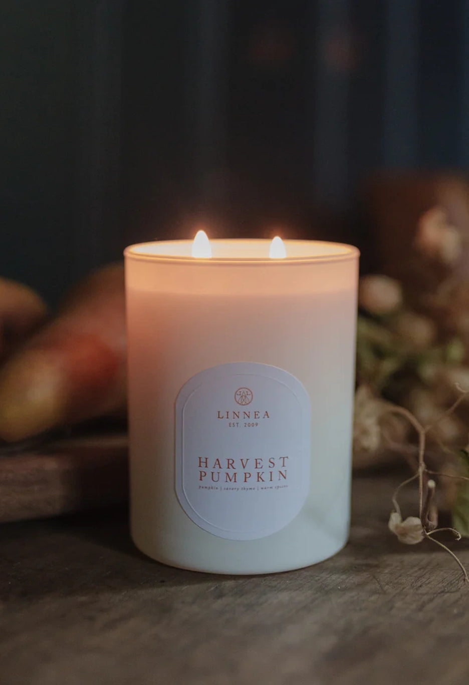 Harvest Pumpkin 2-Wick