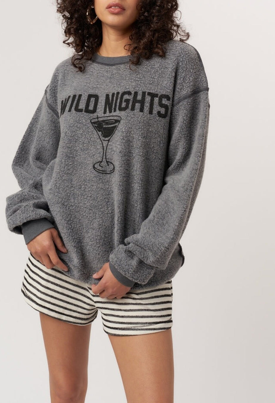 Lazy Days/Wild Night Reversible Sweatshirt