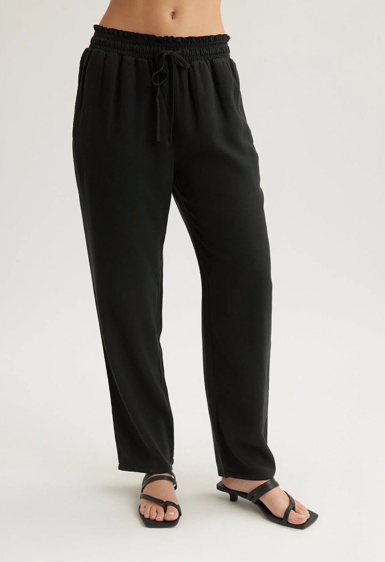 Smocked Waist Trouser