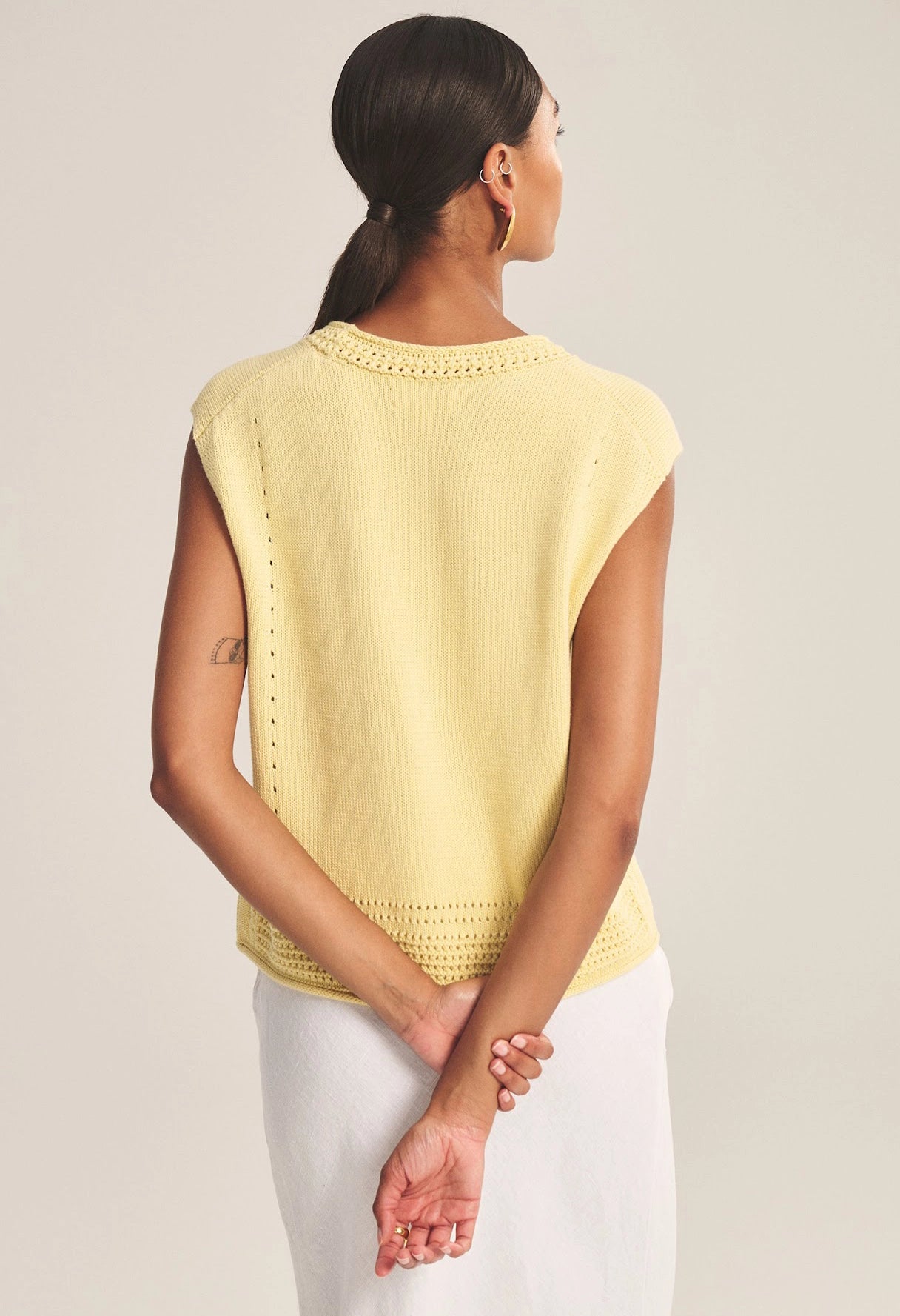 Vanny Novelty Pima Cotton Sweater