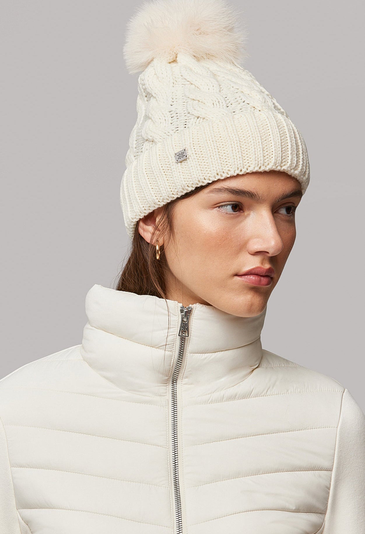 Amalie Cable Knit Hat