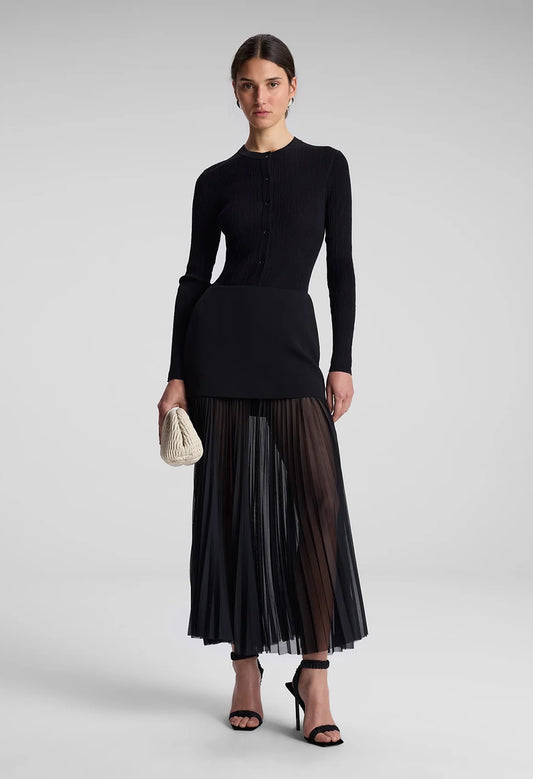 Willa Pleated Maxi Skirt