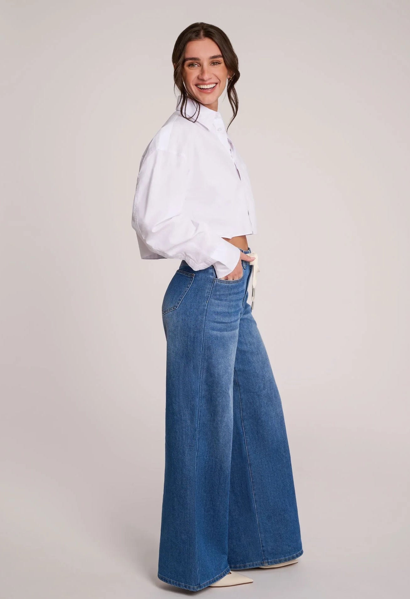 Lily Wide High Rise Jean