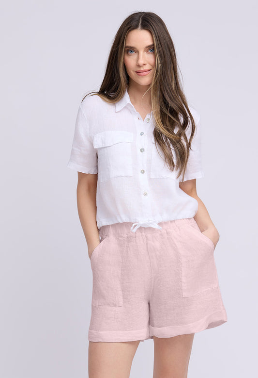 Gabriella Linen Shorts