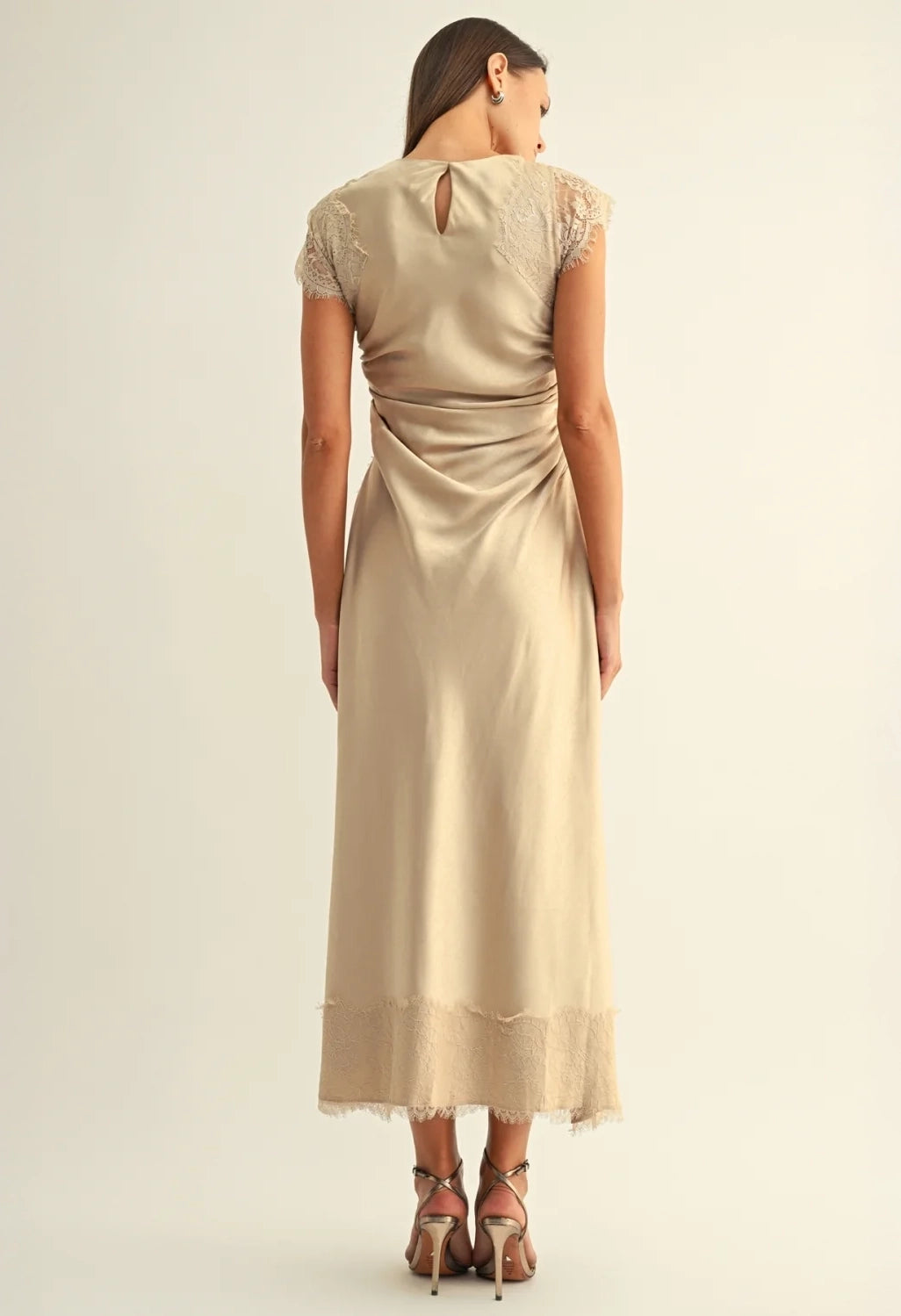 Camila Lace Contrast Rhinestone