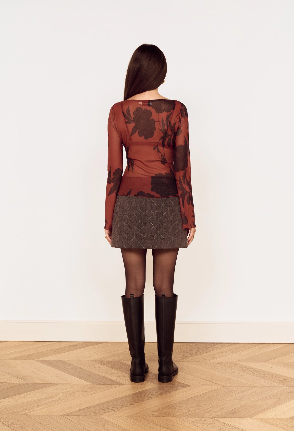 Imani Mesh Top